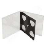 CDR Double Jewel Case Black Tray 10mm