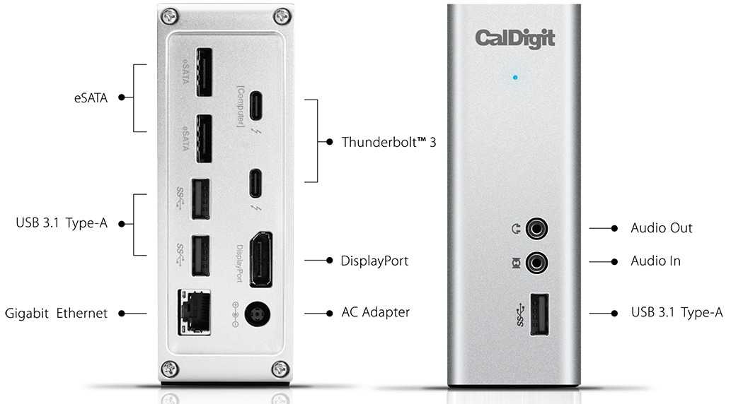 CalDigit TS3 <h2><span style="color: #000000;">This product has been superceded by the <a href="https://datastores.herdl.dev/product/caldigit-ts3-plus-thunderbolt-3-dock-silver/">TS3 Plus - here</a>!</span></h2>
