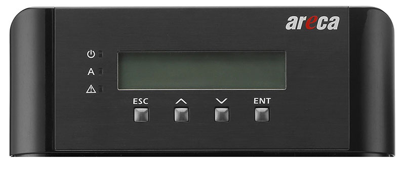 areca arc-8050t3 Areca LCD Screen Management