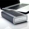 iStorage diskAshur DT2 with laptop